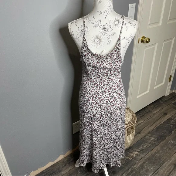 Jackie O! Surf California Women's Vintage 90s Bodycon Floral Dress Y2K Size 7/8 - Picture 4 of 4